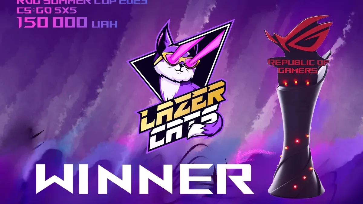 Lazer Cats стали чемпіонами ROG SUMMER CUP 2023, обігравши у фіналі NAVI Junior