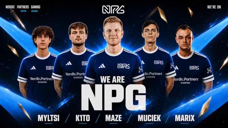 Nordic Partners Gaming оголосили склад для CCT 2026 Europe Series 5