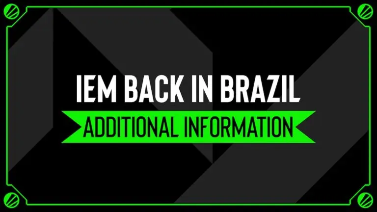 IEM Returns to Brazil