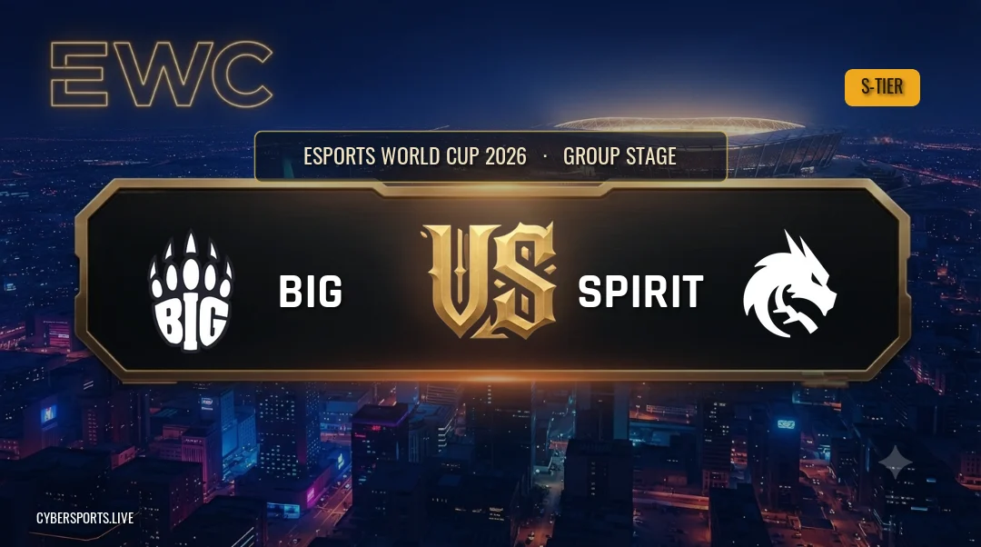 BIG - Team Spirit / Esports World Cup 2026