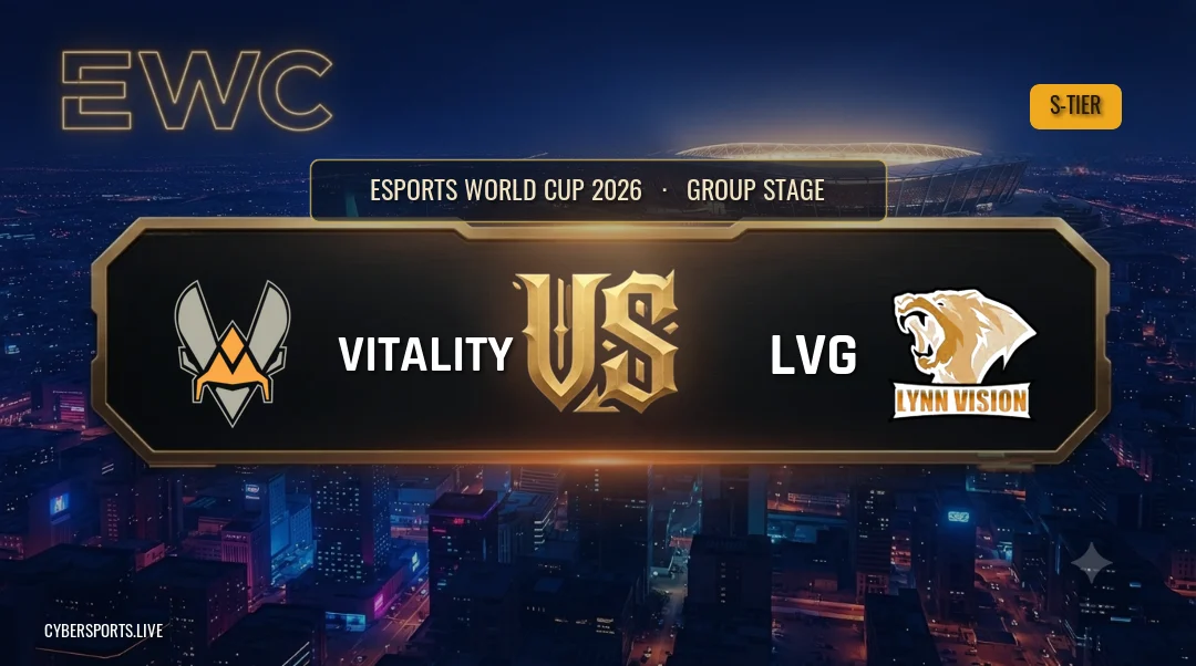 Team Vitality - Lynn Vision Gaming / Esports World Cup 2026
