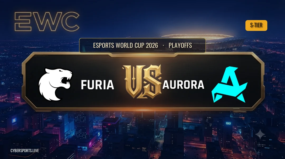 FURIA - Aurora Gaming / Esports World Cup 2026