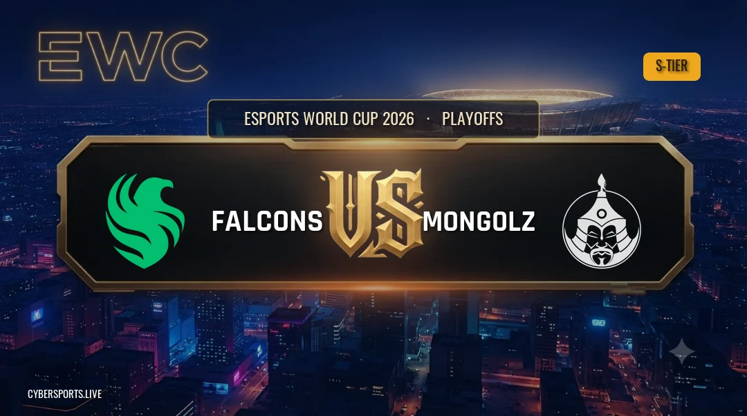 Team Falcons - The Mongolz / Esports World Cup 2026
