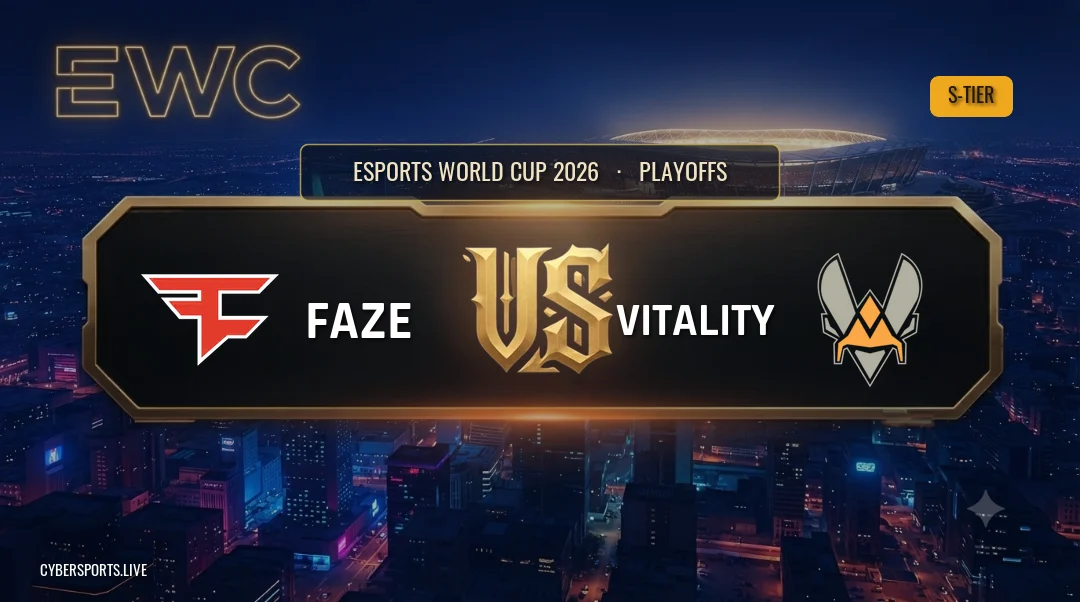 FaZe Clan - Team Vitality / Esports World Cup 2026