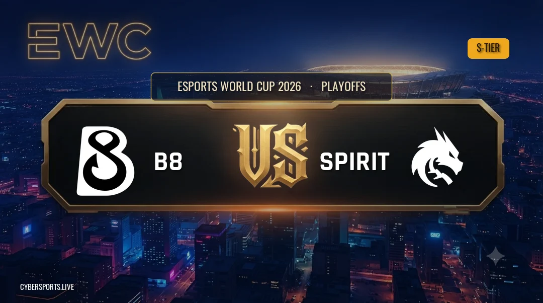 B8 - Team Spirit / Esports World Cup 2026
