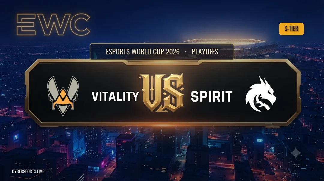 Team Vitality - Team Spirit / Esports World Cup 2026