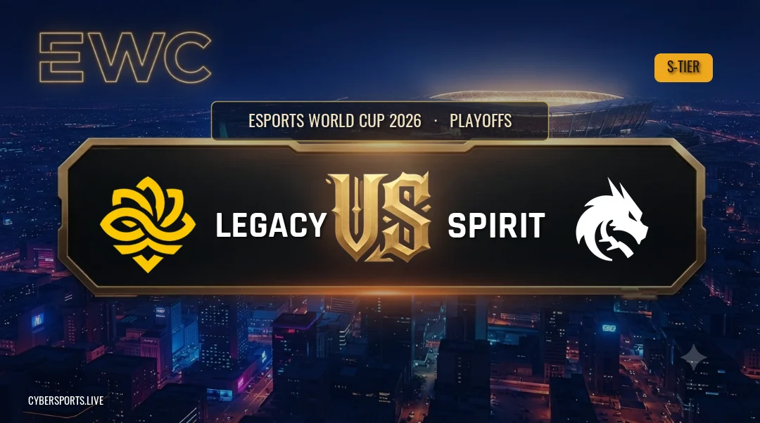 Legacy - Team Spirit / Esports World Cup 2026