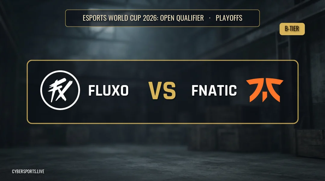 Fluxo W7M - Fnatic / Esports World Cup 2026: Open Qualifier