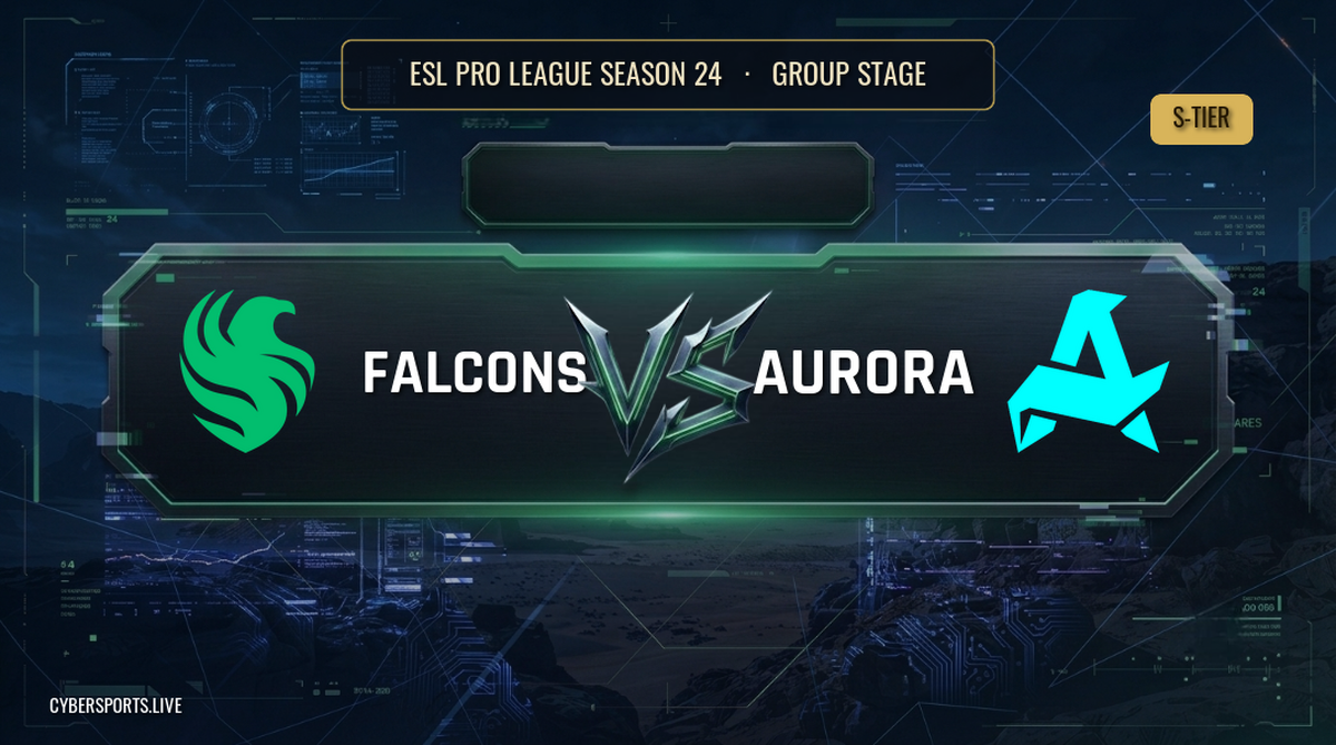 Team Falcons - Aurora Gaming / ESL Pro League Season 24