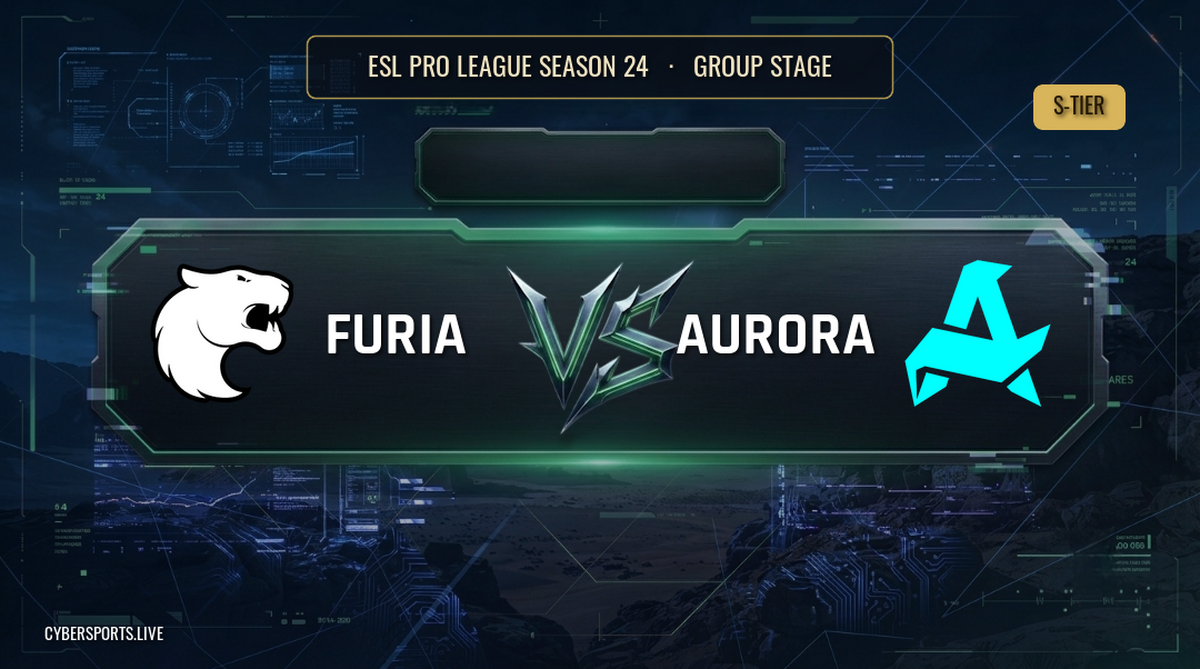 FURIA - Aurora Gaming / ESL Pro League Season 24