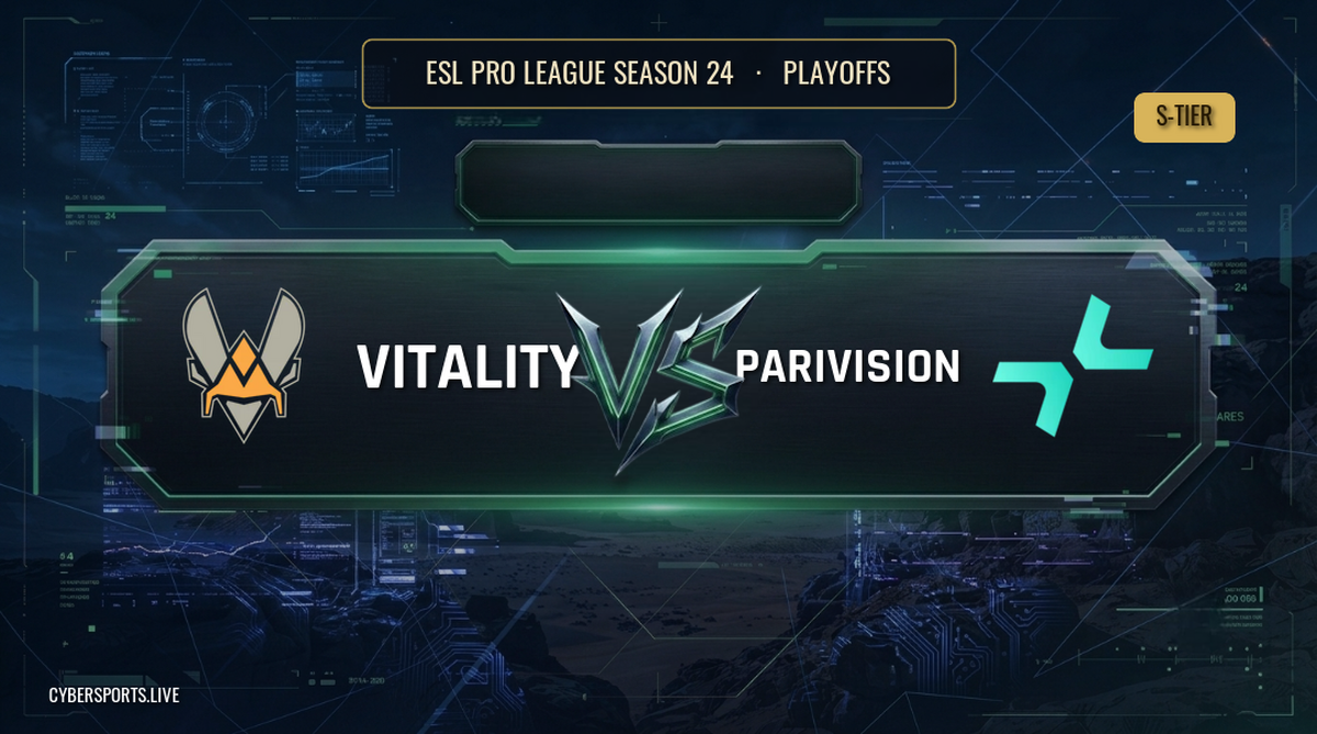 Team Vitality - Parivision / ESL Pro League Season 24