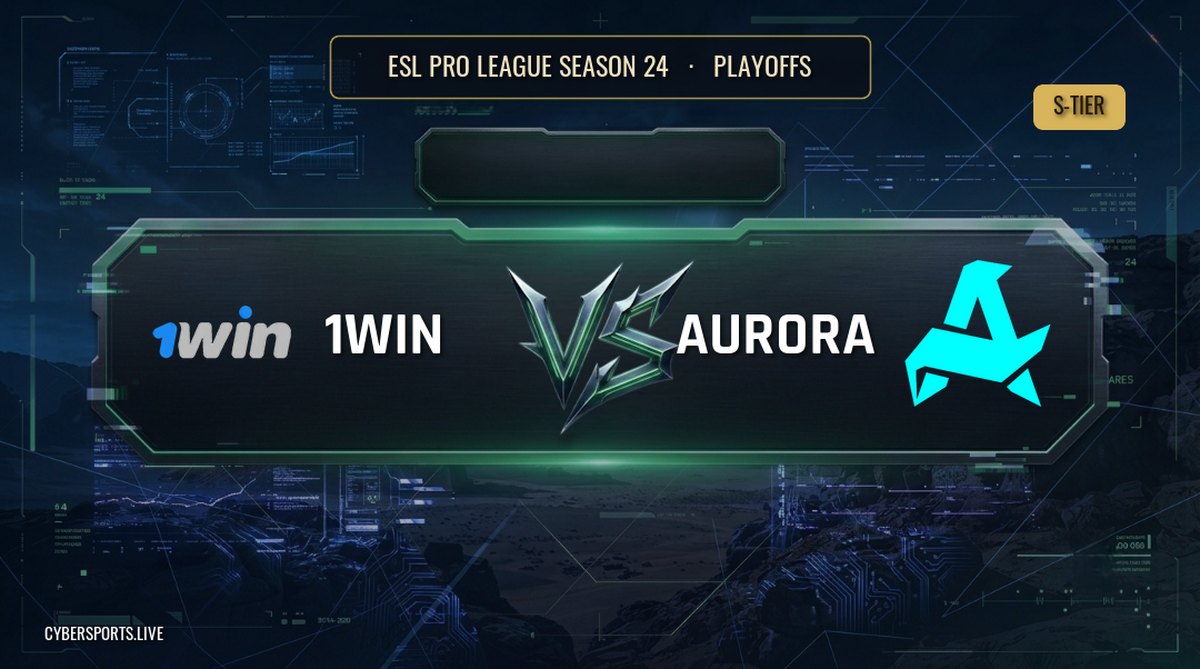 1Win - Aurora Gaming / ESL Pro League Season 24