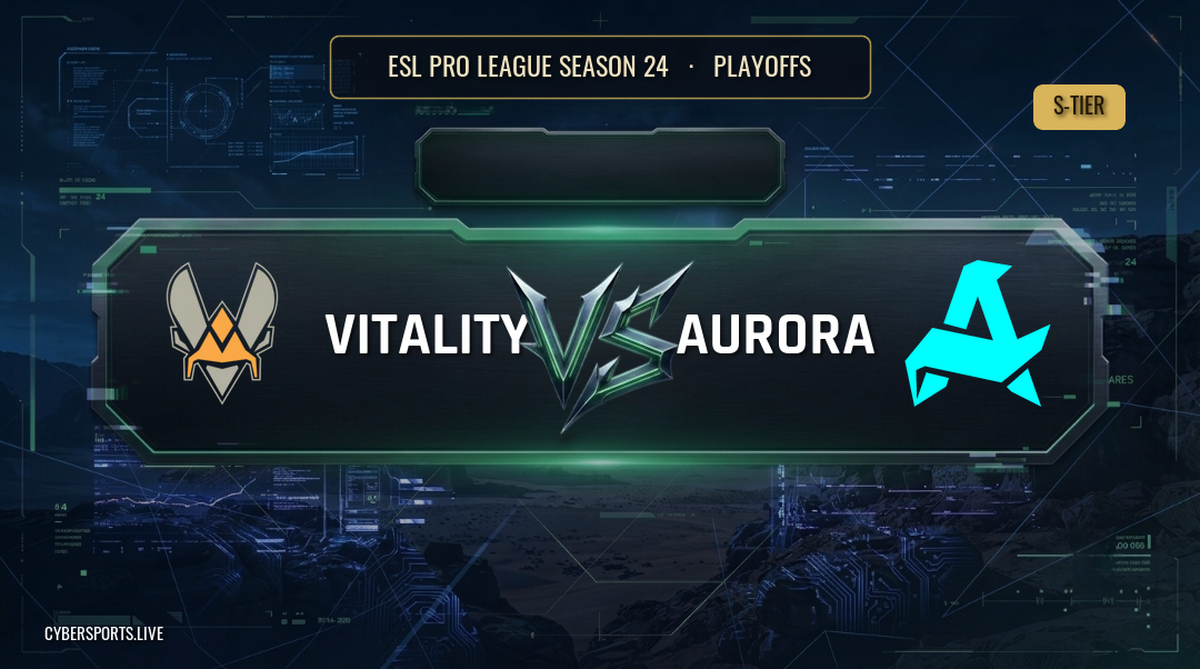 Team Vitality - Aurora Gaming / ESL Pro League Season 24
