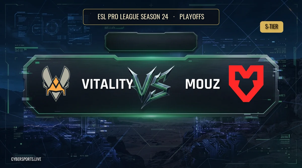 Team Vitality зустрінеться зі MOUZ у фіналі ESL Pro League Season 24