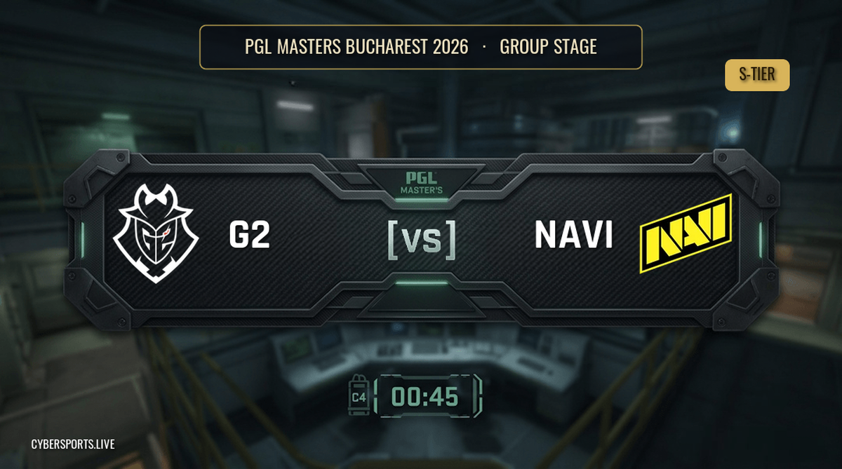 G2 Esports - Natus Vincere / PGL Masters Bucharest 2026