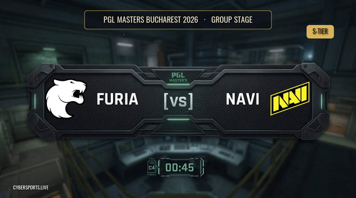 FURIA - Natus Vincere / PGL Masters Bucharest 2026