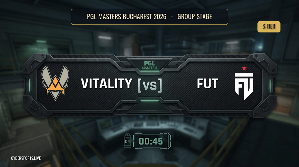 Team Vitality - FUT Esports / PGL Masters Bucharest 2026