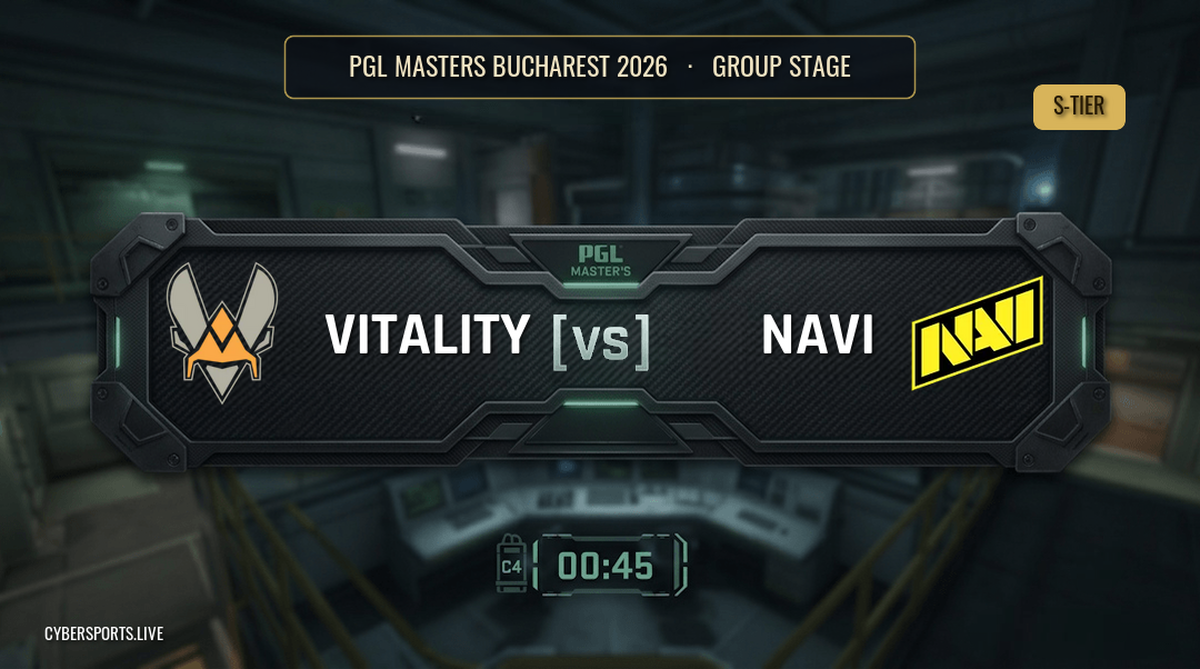 Team Vitality - Natus Vincere / PGL Masters Bucharest 2026