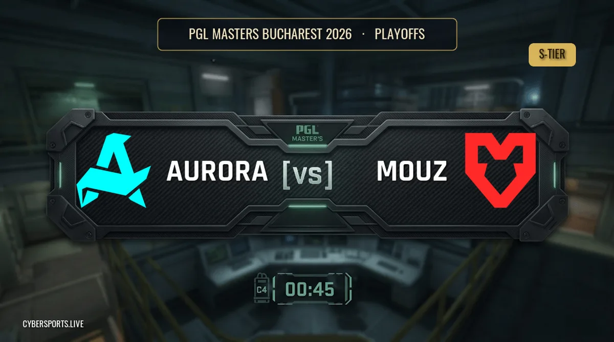 Aurora Gaming - MOUZ / PGL Masters Bucharest 2026