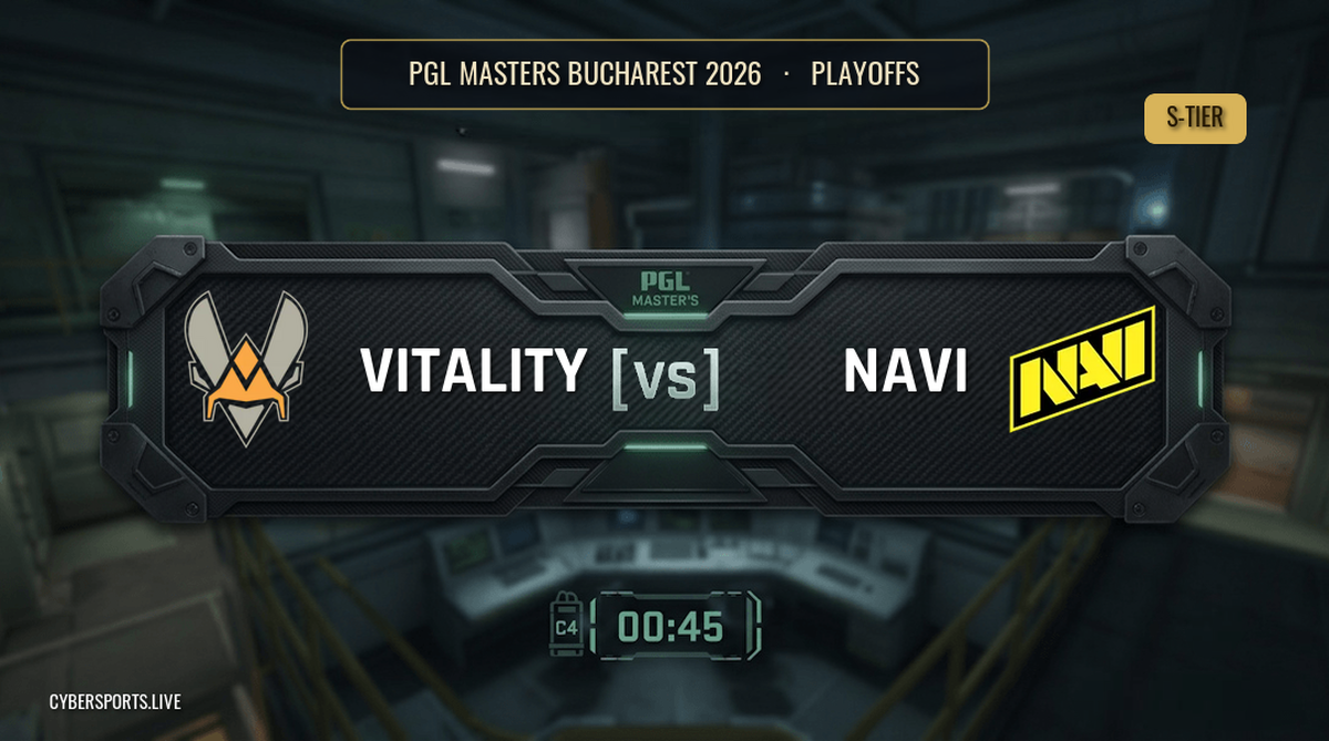 Team Vitality - Natus Vincere / PGL Masters Bucharest 2026