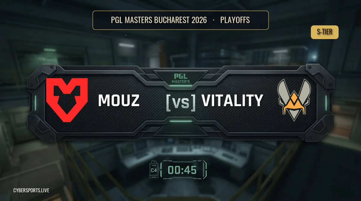 MOUZ - Team Vitality / PGL Masters Bucharest 2026