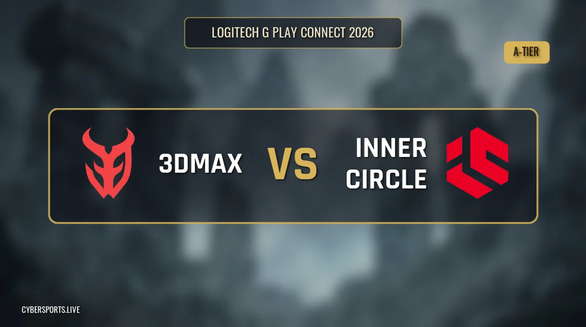 3DMAX зіграють проти Inner Circle у Групі B Logitech G Play Connect 2026