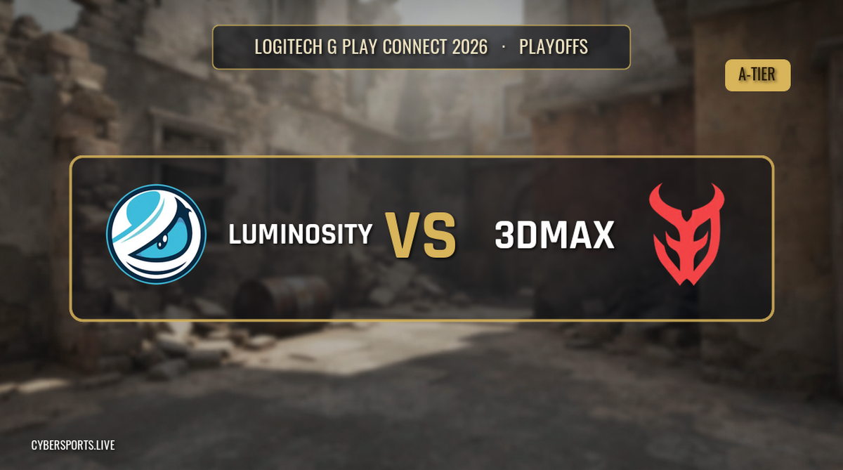 Luminosity Gaming - 3DMAX / Logitech G Play Connect 2026