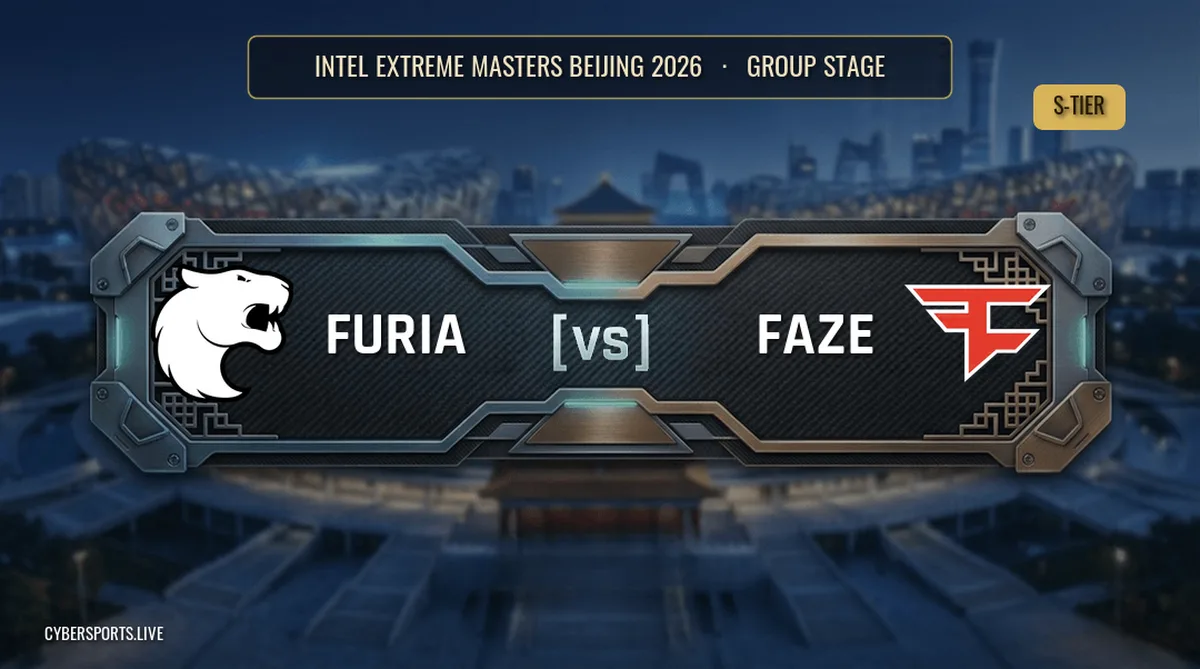 FURIA and FaZe Clan Meet in the IEM Beijing 2026 Playoffs