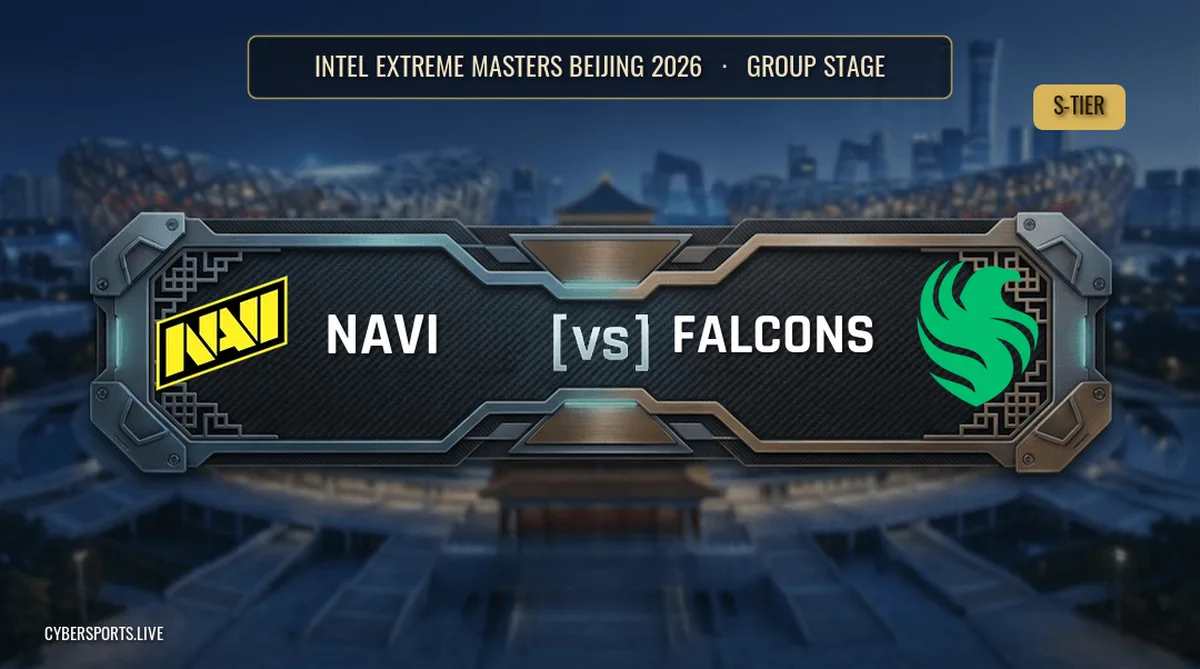 Natus Vincere - Team Falcons / Intel Extreme Masters Beijing 2026