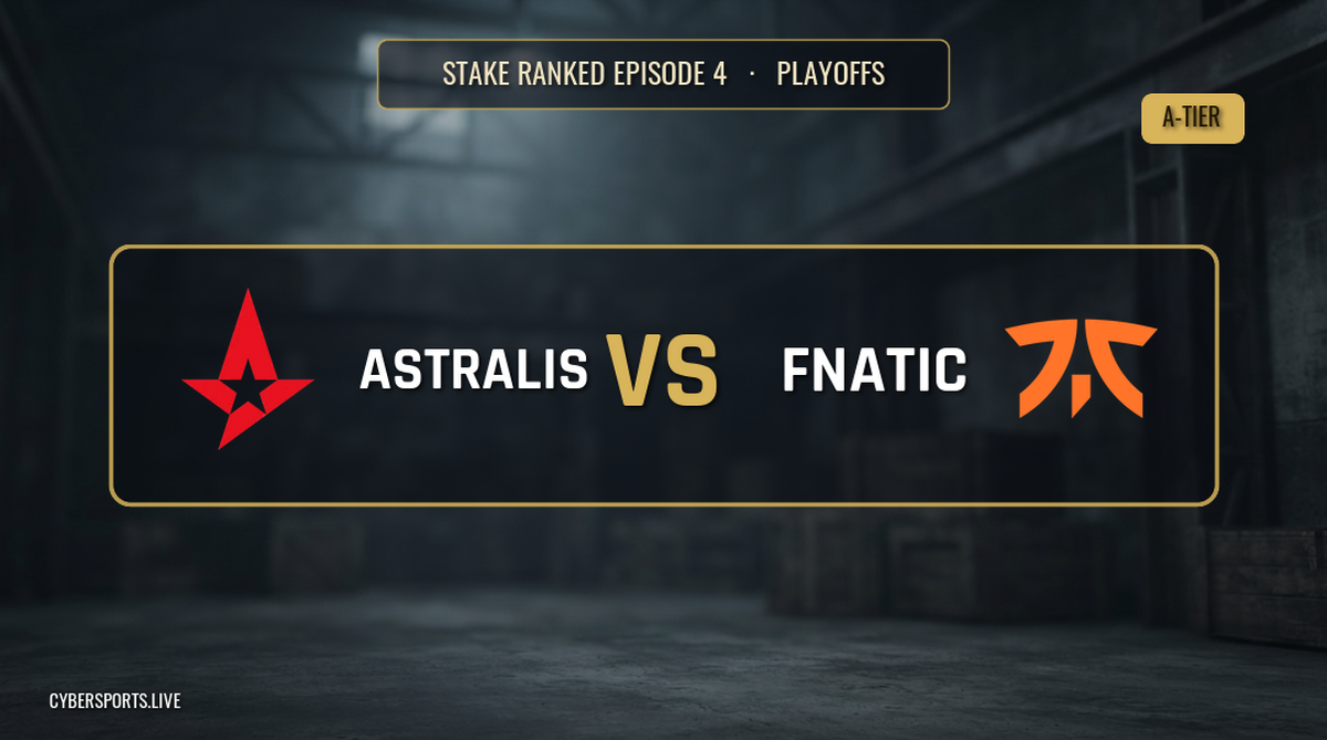 Astralis - Fnatic / Stake Ranked Episode 4