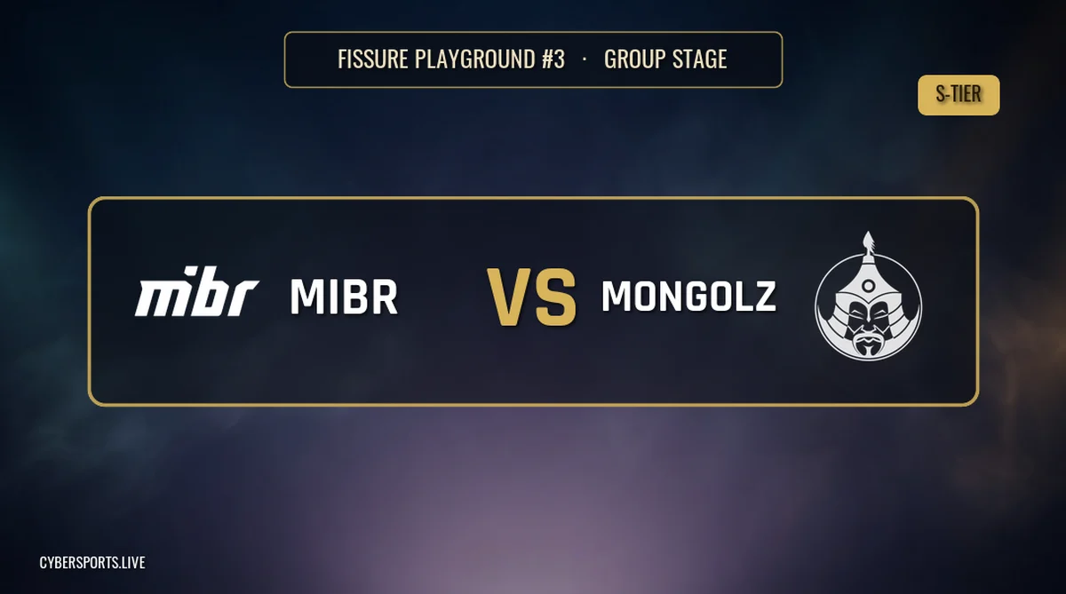 MIBR - The Mongolz / FISSURE Playground #3