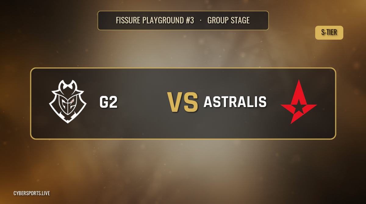 G2 Esports Face Astralis in FISSURE Playground #3 Group Stage