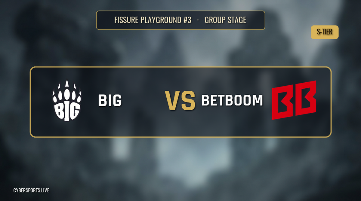 BIG - BetBoom Team / FISSURE Playground #3