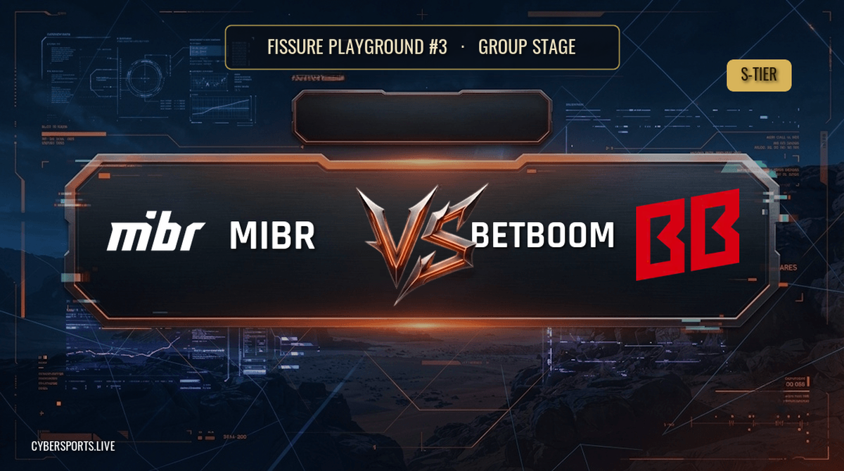 MIBR - BetBoom Team / FISSURE Playground #3