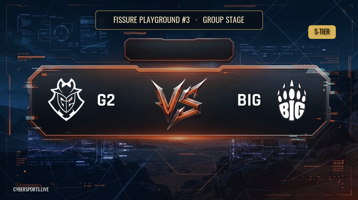 G2 Esports - BIG / FISSURE Playground #3