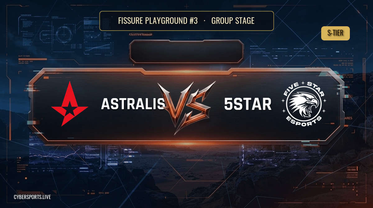 Astralis - 5star eSports / FISSURE Playground #3