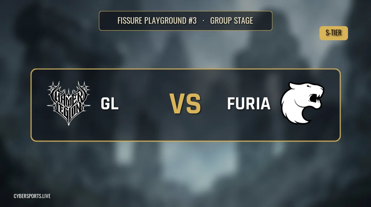 GamerLegion - FURIA / FISSURE Playground #3