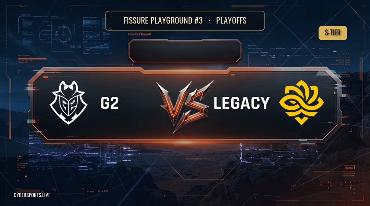 G2 Esports Face Legacy in the FISSURE Playground #3 Playoff Final