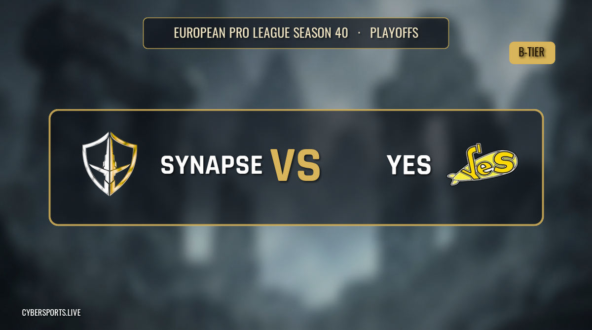 Team Synapse - Yellow Submarine / European Pro League Season 40
