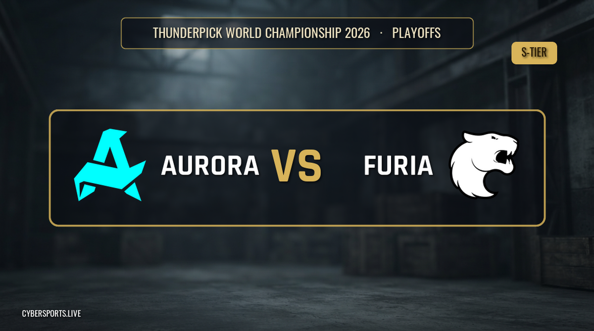 Aurora Gaming - FURIA / Thunderpick World Championship 2026
