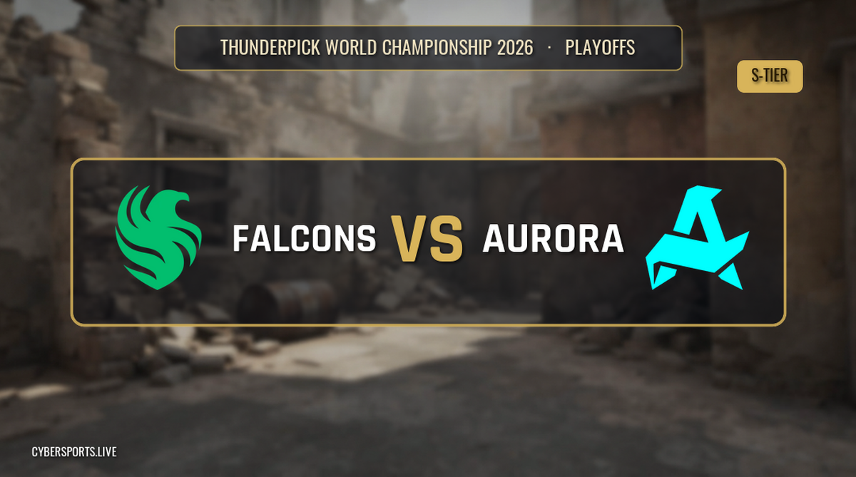 Team Falcons - Aurora Gaming / Thunderpick World Championship 2026