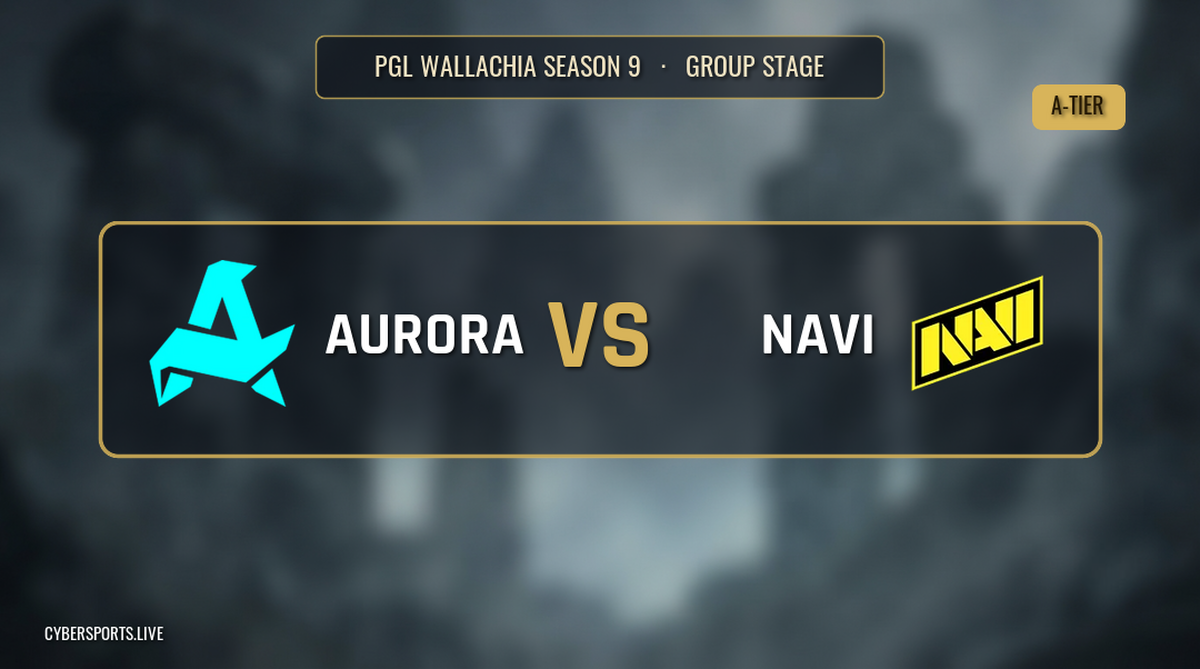 Aurora Gaming - Natus Vincere / PGL Wallachia Season 9