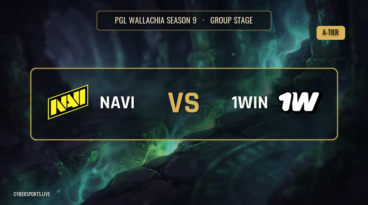 Natus Vincere - 1Win / PGL Wallachia Season 9