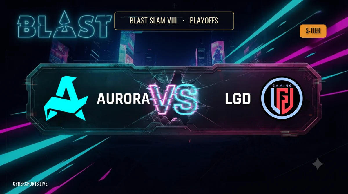 Aurora Gaming та LGD Gaming зустрінуться у плей-офф BLAST SLAM VIII
