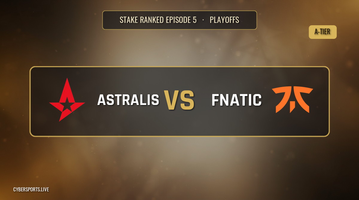 Astralis - Fnatic / Stake Ranked Episode 5