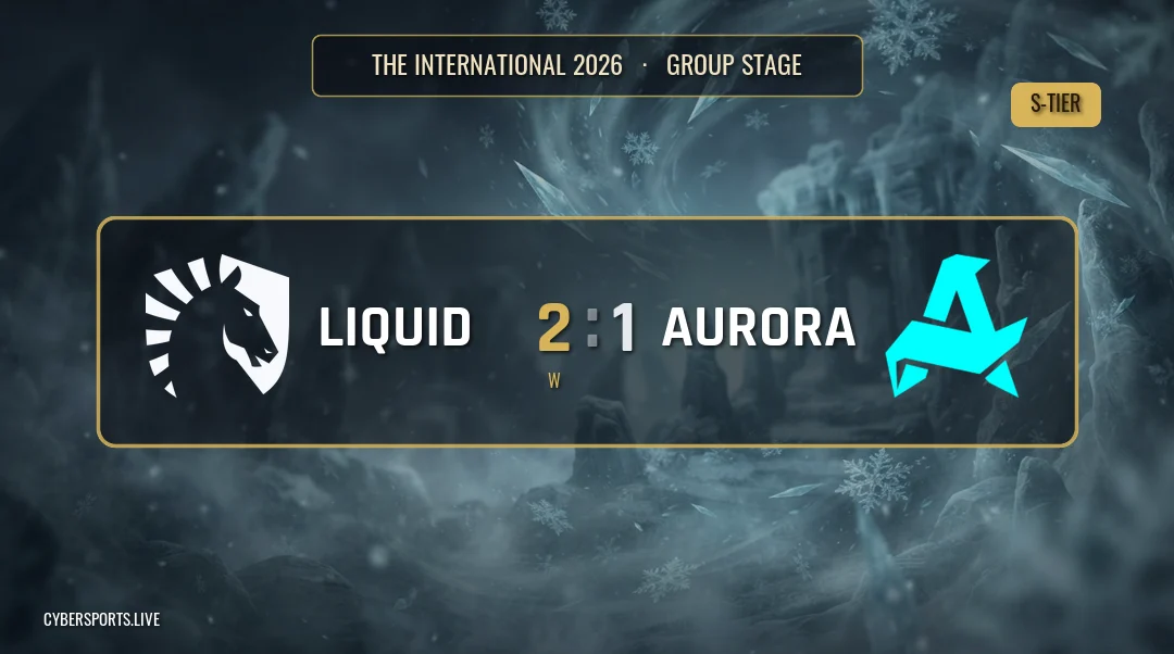 Team Liquid - Aurora Gaming / The International 2026