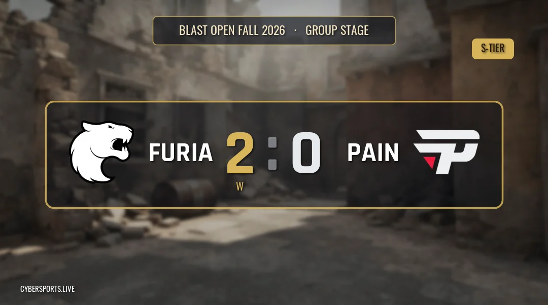 FURIA - pain Gaming / BLAST Open Fall 2026