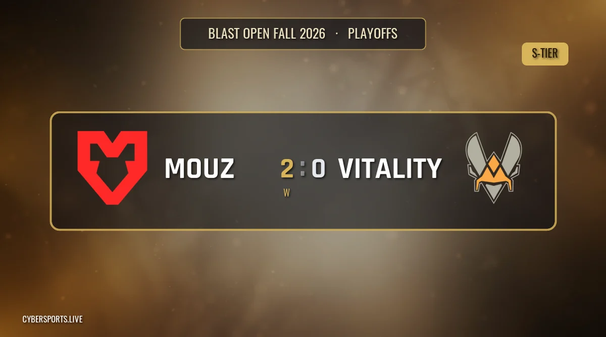 MOUZ - Team Vitality / BLAST Open Fall 2026