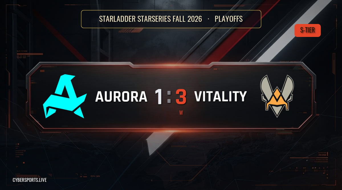 Aurora Gaming - Team Vitality / StarLadder StarSeries Fall 2026