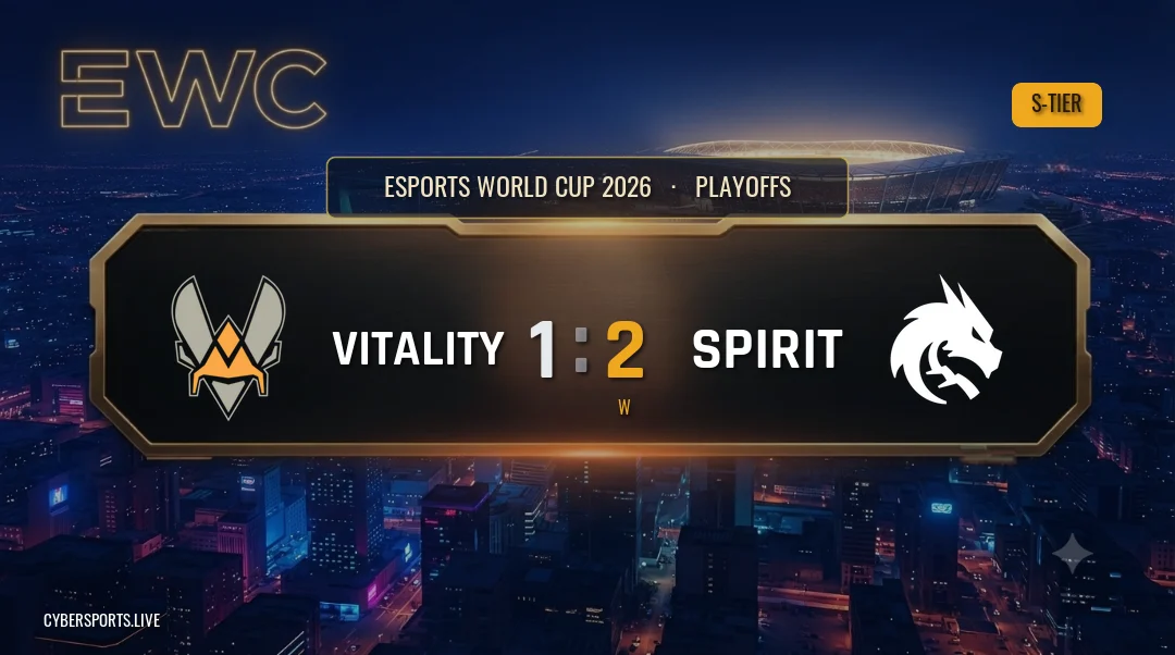 Team Vitality - Team Spirit / Esports World Cup 2026